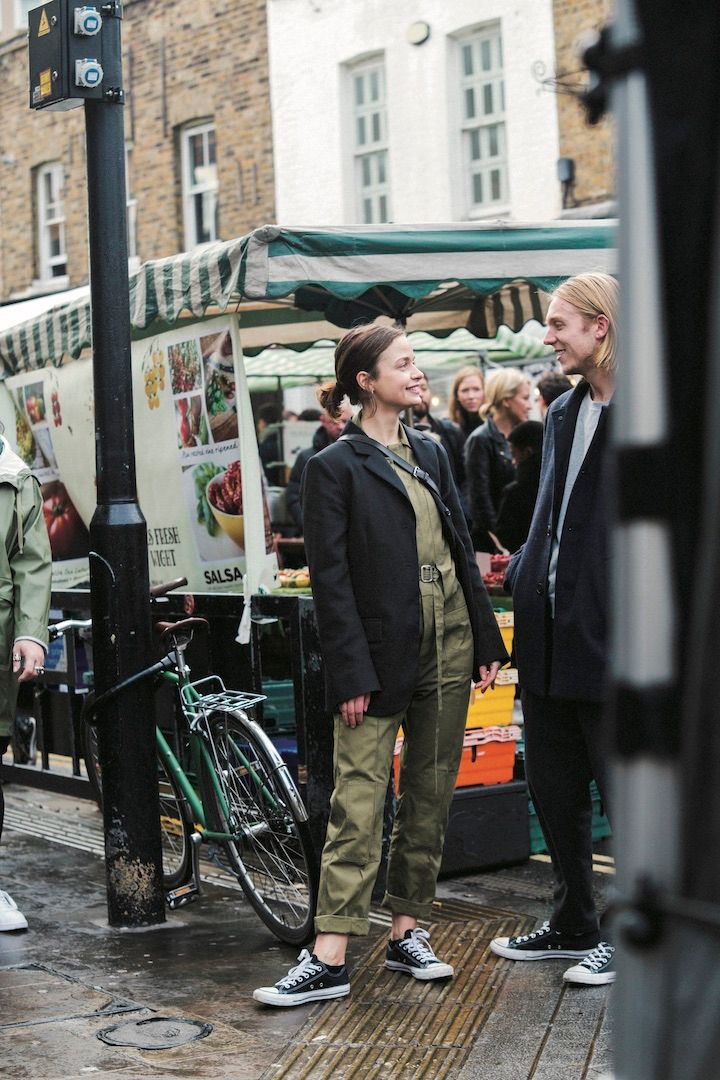 コンバースの黒はオールシーズン使えるから季節の変わり目も大活躍！