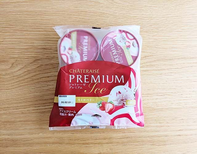 シャトレーゼ【CHATERAISE PREMIUM 4個入（ストロベリー）】