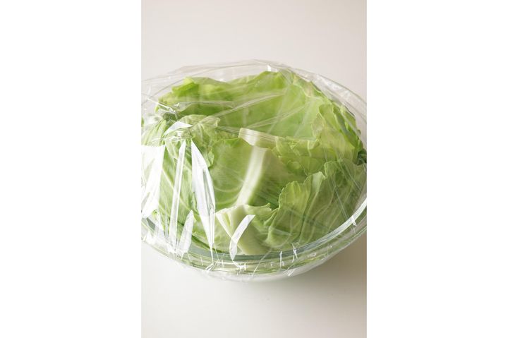 キャベツを加熱する