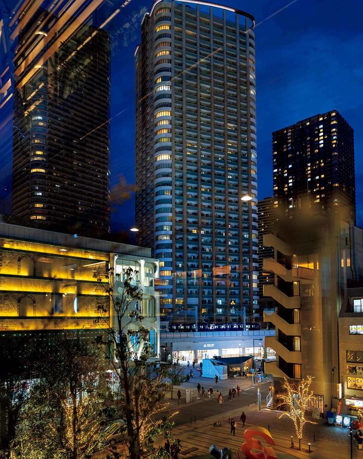 東急東横線・目黒線の武蔵小杉駅の周辺