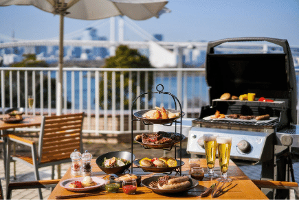 お台場でバーベキューイメージ画像