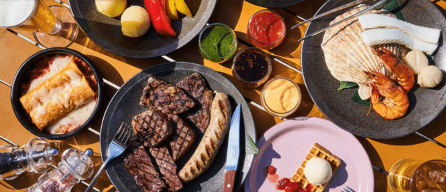 お台場でバーベキューイメージ画像