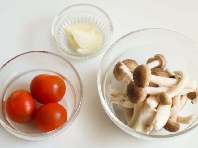 豆腐のアヒージョ レシピ 材料の下ごしらえ