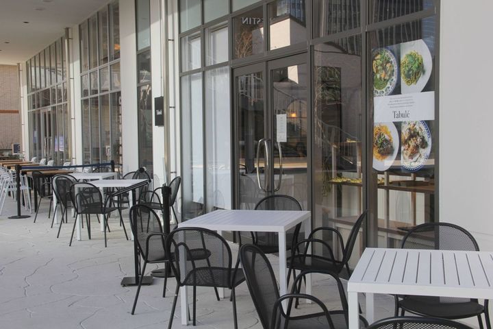 テラス席はペット連れOK