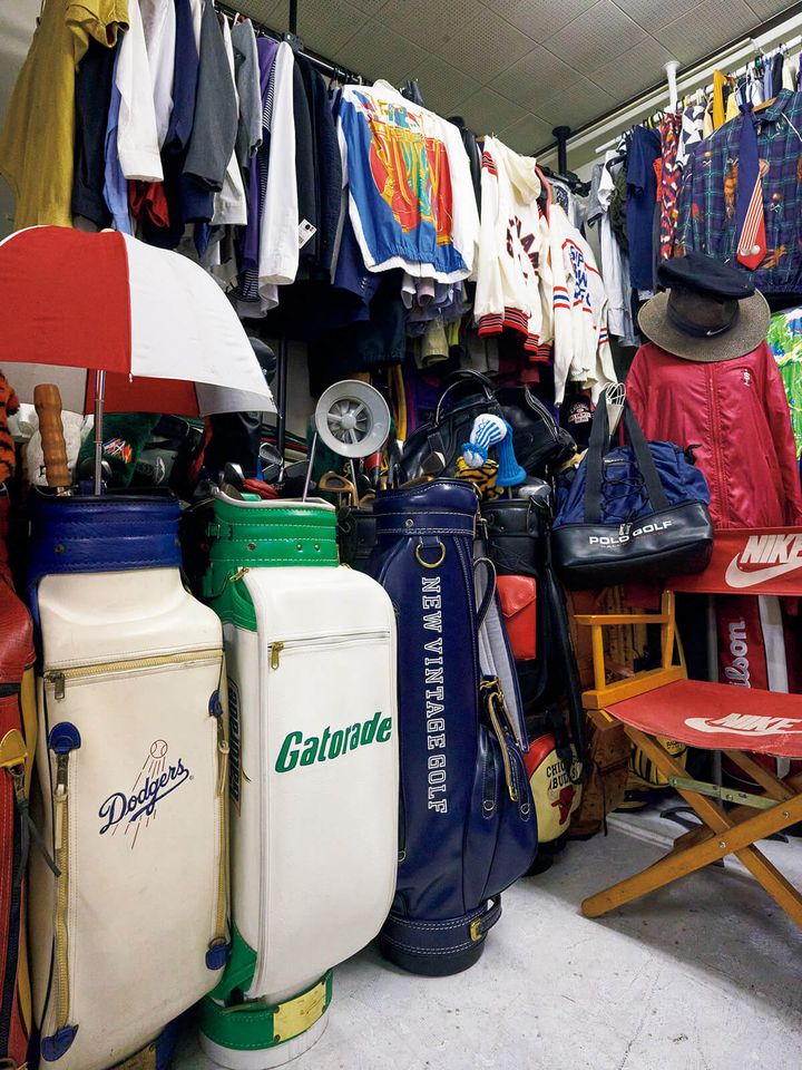 〈NEW VINTAGE GOLF〉の事務所内