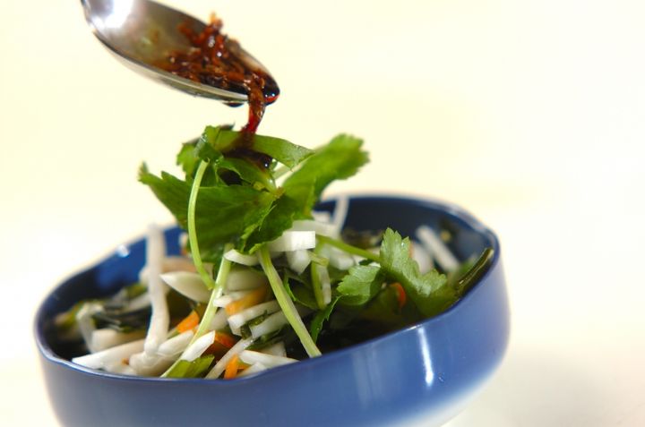 和風サラダしらすドレッシングの作り方2