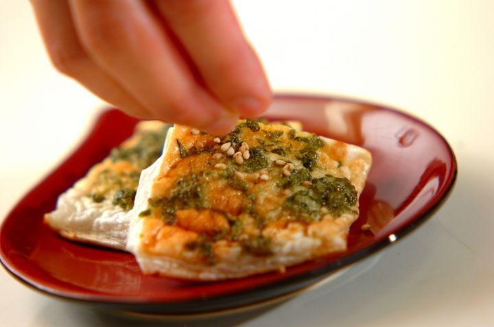 ハンペンのしそマヨ焼きの作り方2