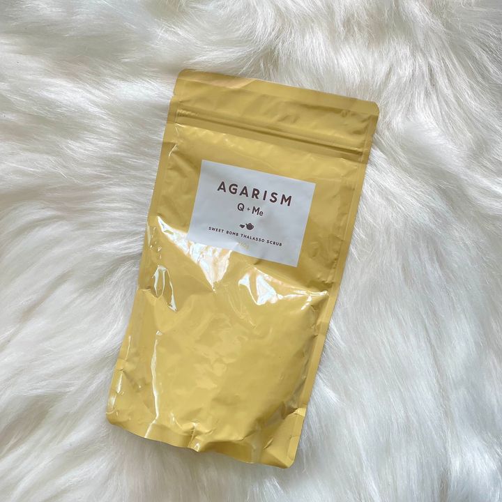 AGARISMのQ+Me スウィートボムタラソスクラブ レモンティーの香り 
