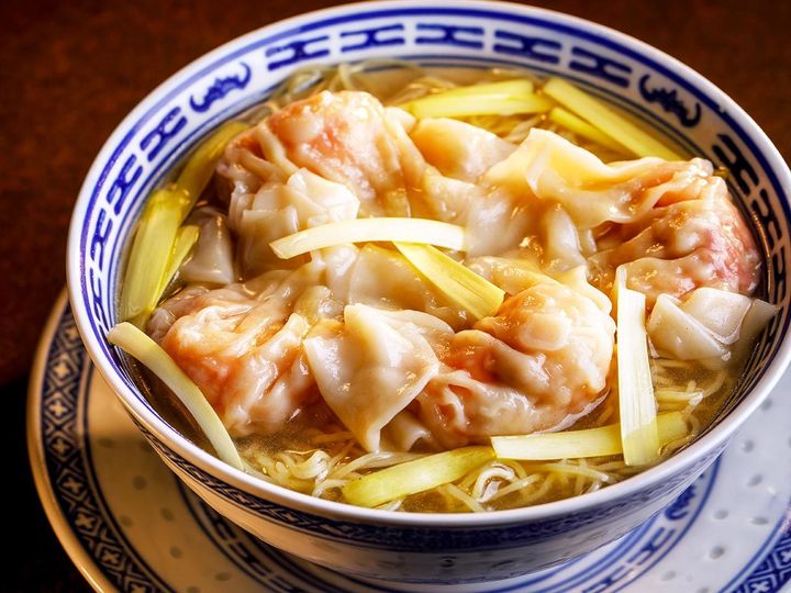 元町・中華街『南粤美食』の「香港海老雲呑麺」