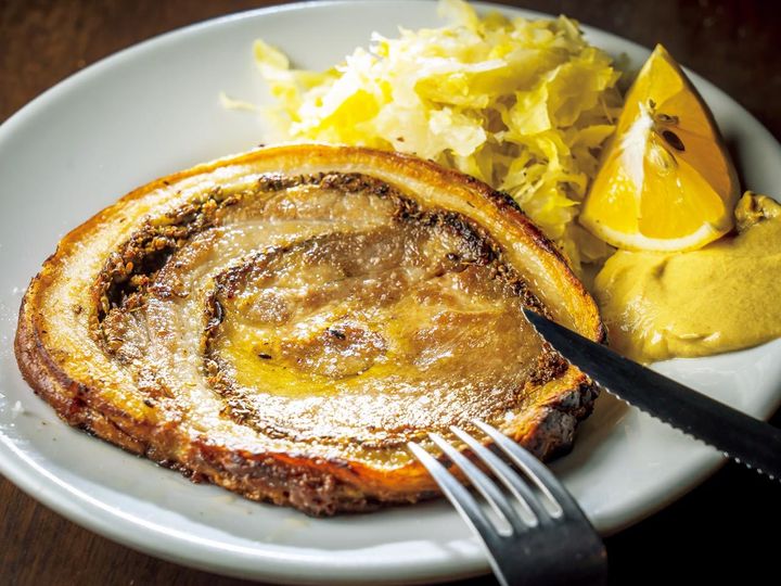 横浜『goffo』の「四万十豚のポルケッタ」