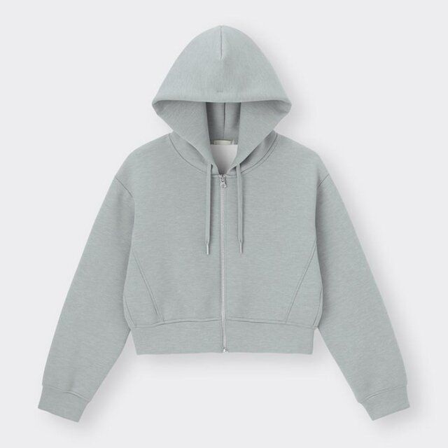 GU ダブルフェイスフルジップパーカ