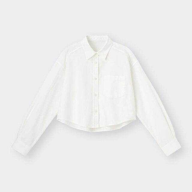 GU オックスフォードショートシャツ