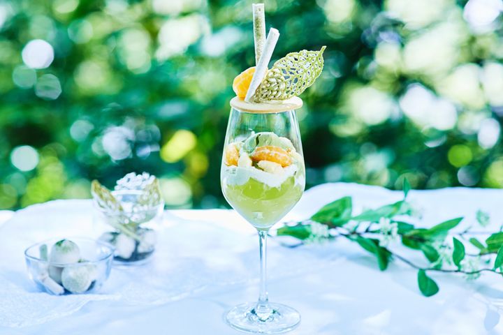 「オリジナル新茶パフェ」