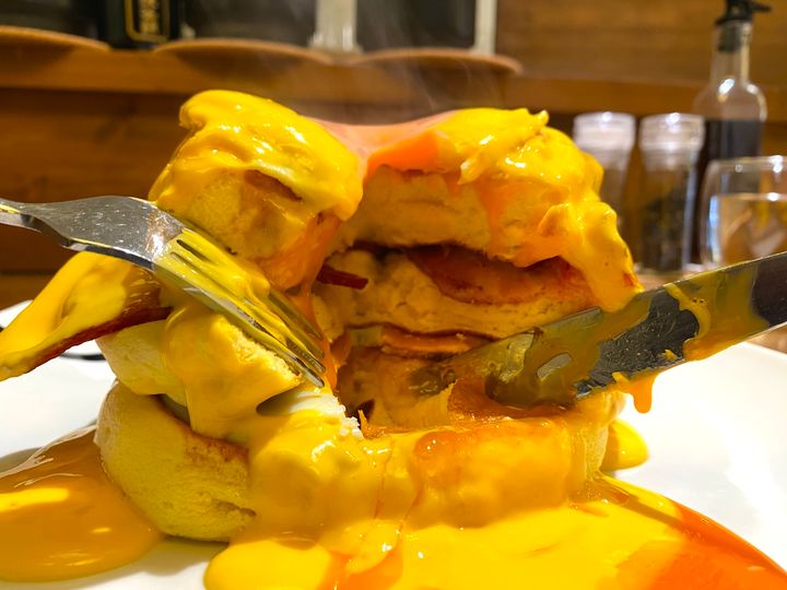 ナイフがスムーズに入るほどの柔らかさ！