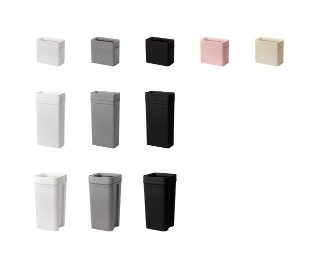 ホワイト・グレー・ブラック・ベージュ・ピンクの最大5色展開