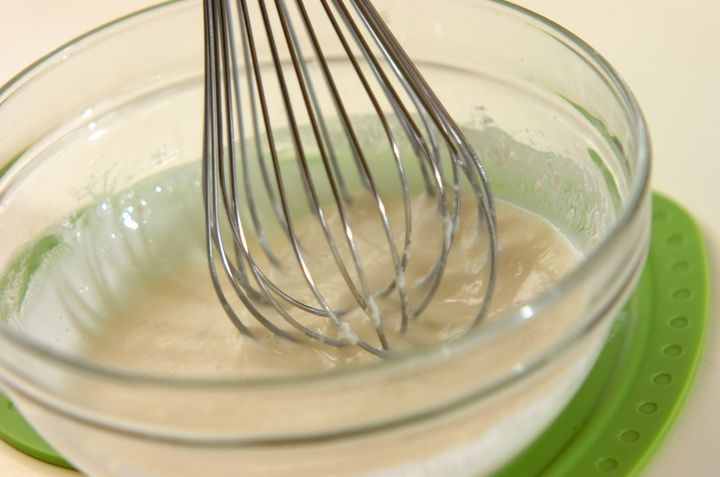 サクッと絶品！簡単ニラだけチヂミの作り方1