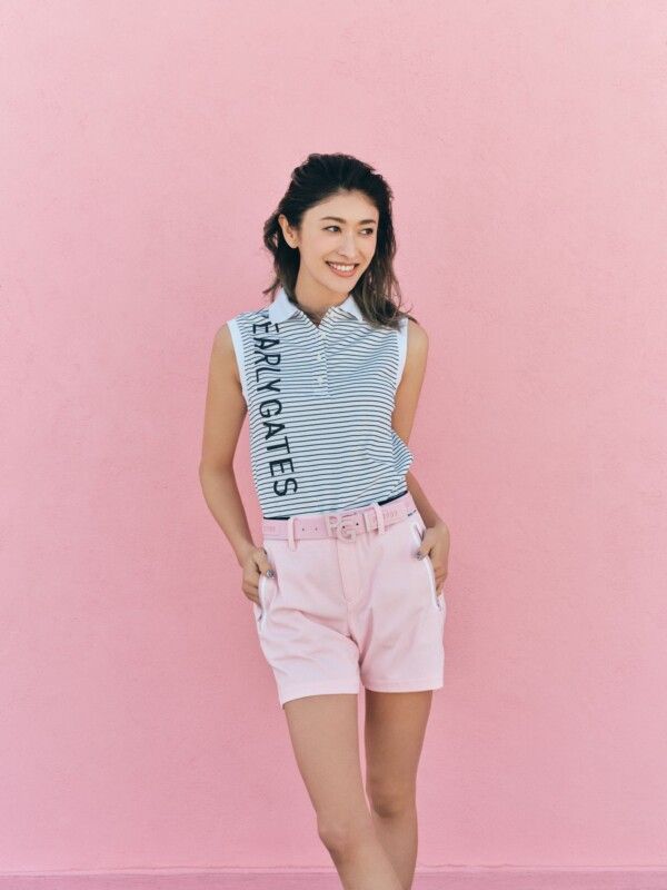 山田優、“美脚”際立つゴルフウェアを披露！「家族でゴルフを…」