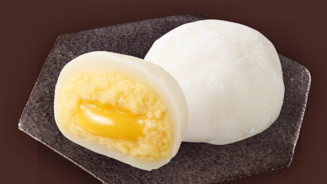 ローソンのUchi Café×八天堂のとろけるカスタード大福