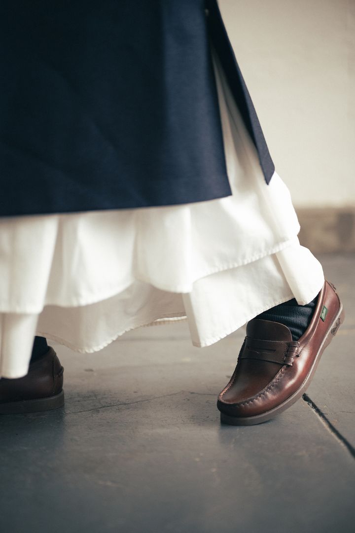 ワンピースでレディに。春のプレッピースタイル【FUDGE FRIEND おしゃれさんの毎日コーディネート vol.354｜UMI】