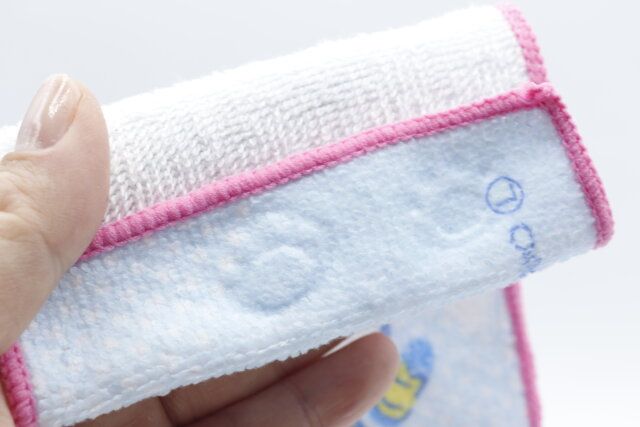 ダイソーのスタンプ洗濯クリップ 6P（肉球柄）の仕上がり