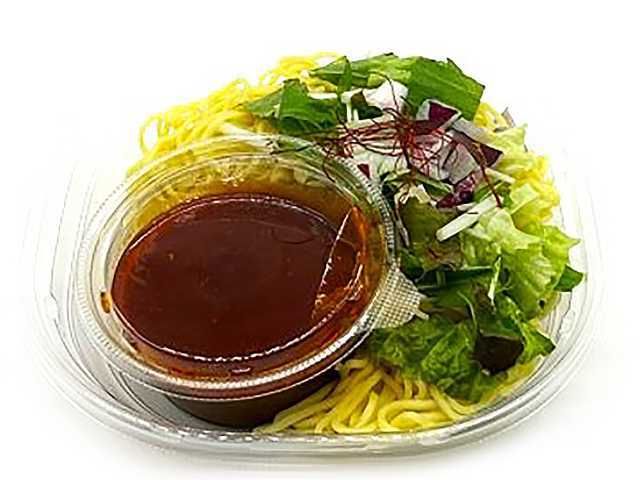 混ぜて食べる冷し汁なし担々麺