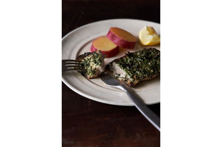 ぶりの香草焼き