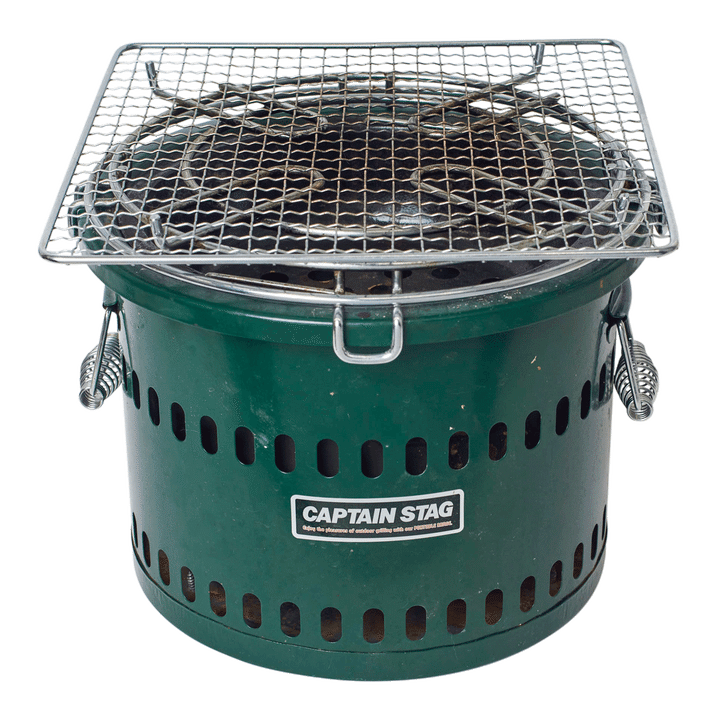 〈キャプテンスタッグ〉の 炭焼き名人 万能七輪（水冷式）