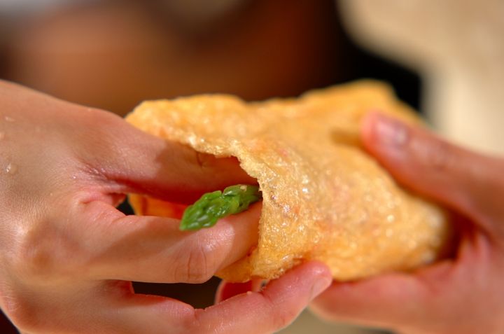 油揚げの袋焼き山椒風味の作り方2