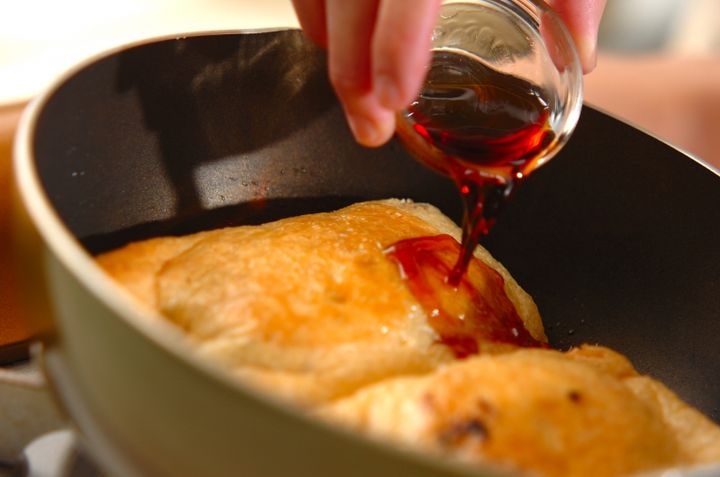 油揚げの袋焼き山椒風味の作り方4