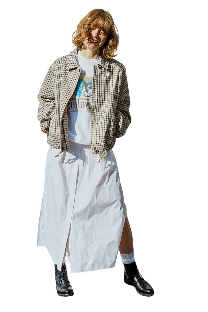 スウェット×シャツワンピがかわいすぎるコーデ【本日のFUDGE GIRL-4月11日】