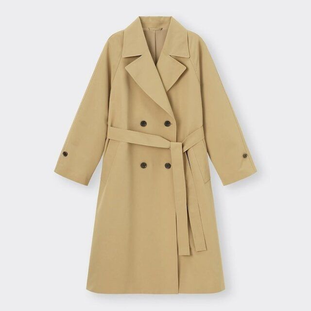 GUオーバーサイズトレンチコート