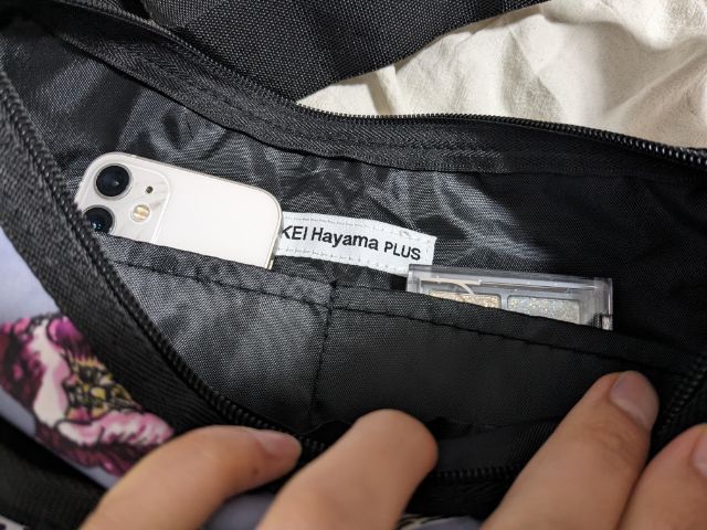 ショルダーバッグ仕分けポケット