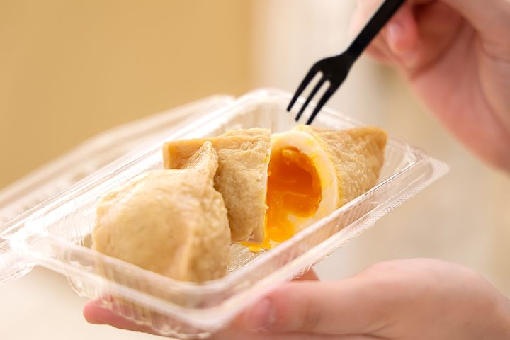 「きつねのたまご（2個入り）」イートイン440円、テイクアウト432円