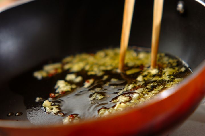 キノコのガーリックマリネの作り方2