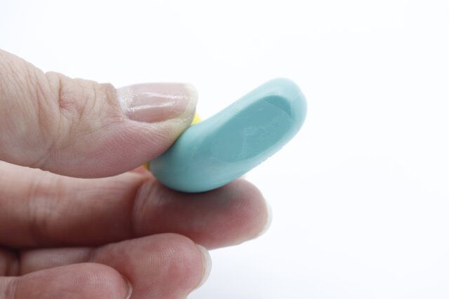 セリアのニャッキ！ インテリアミニフィギュアの底部分