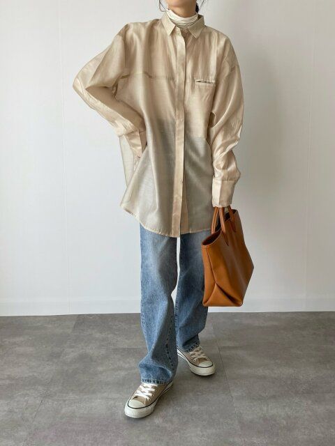 デニム コーデ 春