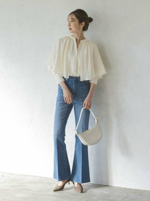 デニム コーデ 春