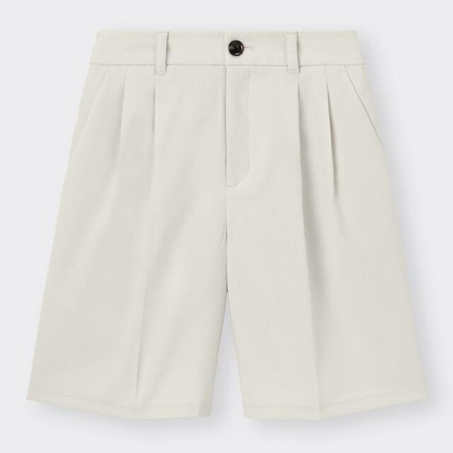 GUのタックハーフパンツ