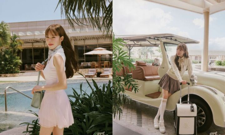 少女時代・ティファニー、“美脚”際立つゴルフウェアを披露！