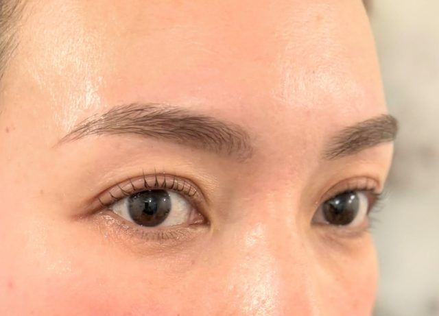 眉毛＆まつ毛を同日に完成