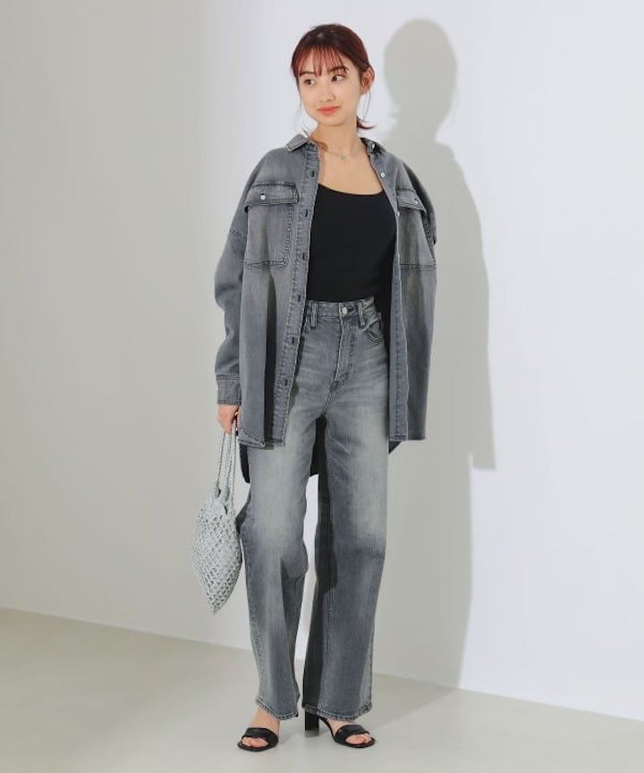 画像: Serissa ワイド デニム パンツ ¥16,500／Healthy Denim×B:MING by BEAMS 出典：ビームス