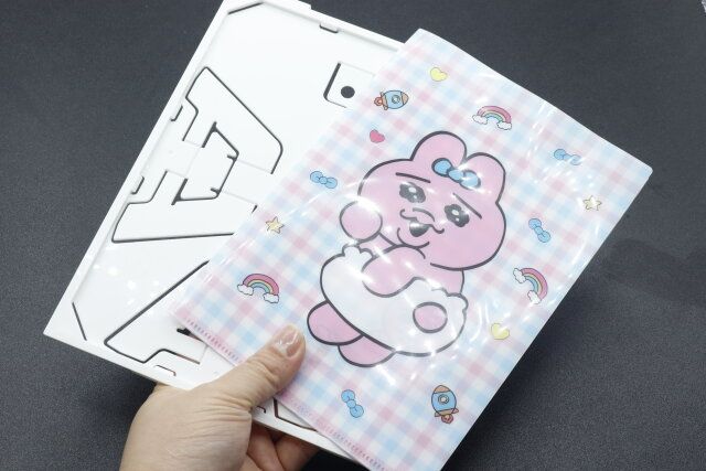 セリアのマイコレ A5クリアホルダースタンドとクリアファイル