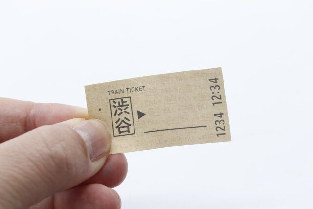 amifaの鉄道シリーズのブック型付箋トレインの切符風デザインの付箋