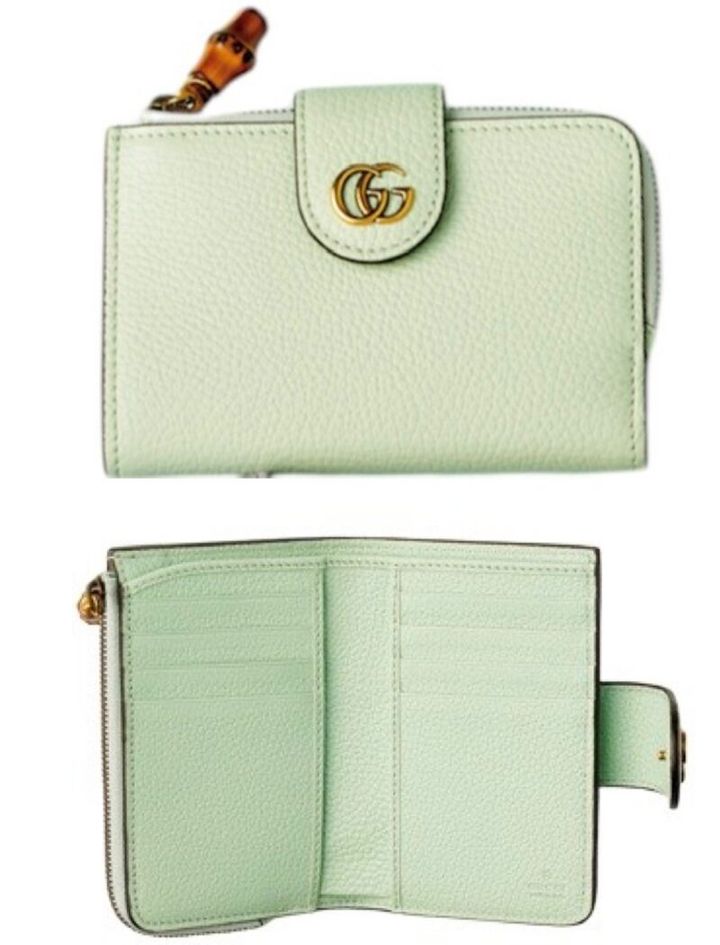 グッチのグリーンの財布