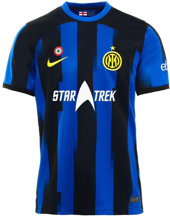 今季いくつ目？！インテルにまたも特別ユニが登場 人気SFドラマ『スター・トレック』ロゴが現れる