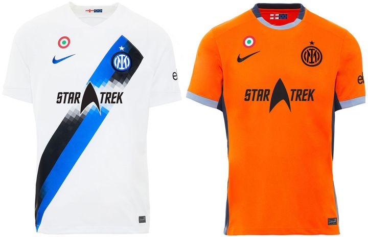 今季いくつ目？！インテルにまたも特別ユニが登場 人気SFドラマ『スター・トレック』ロゴが現れる