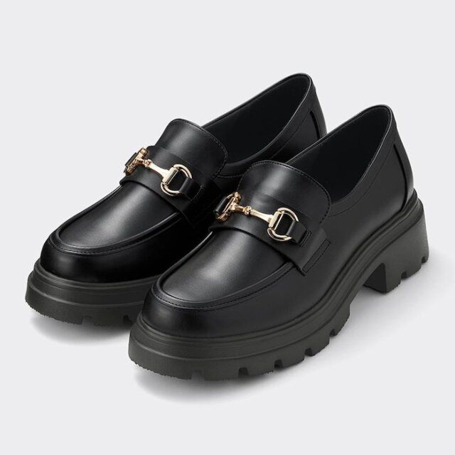 GU ボリュームソールビットローファー