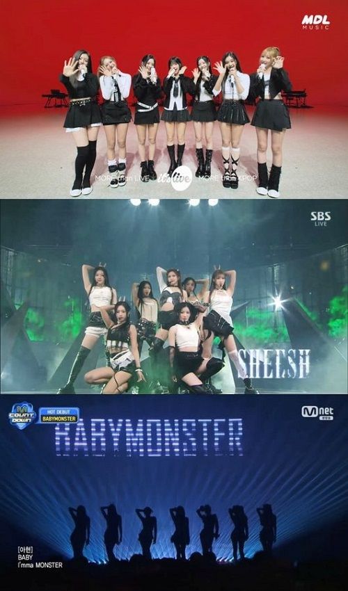 各音楽番組で高いパフォーマンスを見せたBABYMONSTER