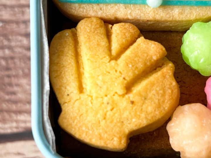 ヨットや船、貝の形をしたサブレ