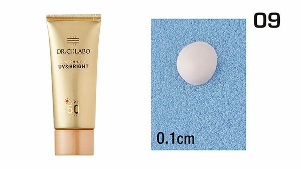 09：ドクターシーラボ／垂れ具合：0.1cm